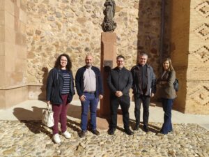 Visita del Equipo Directivo de Cáritas Diocesana a Cáritas Parroquial de Herencia
