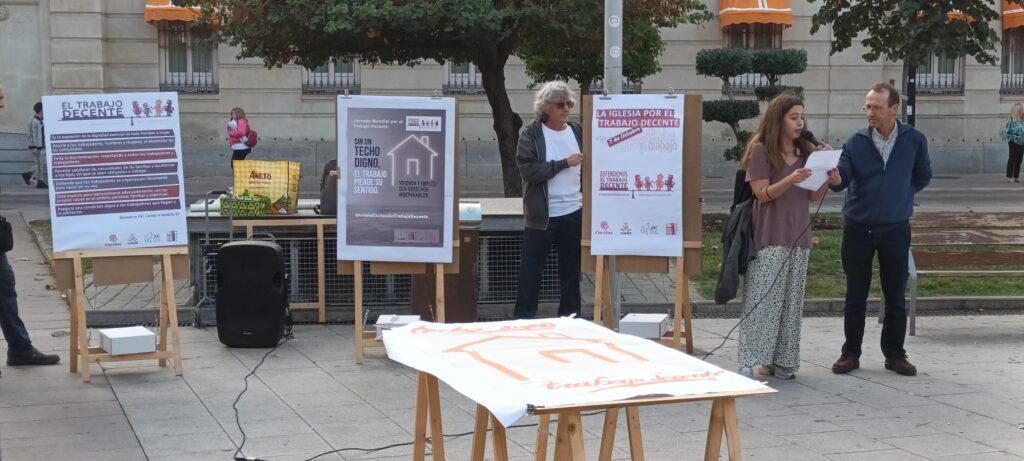 Acto público con motivo del Día Mundial por el Trabajo Decente: Ante la Exclusión, trabajo decente.