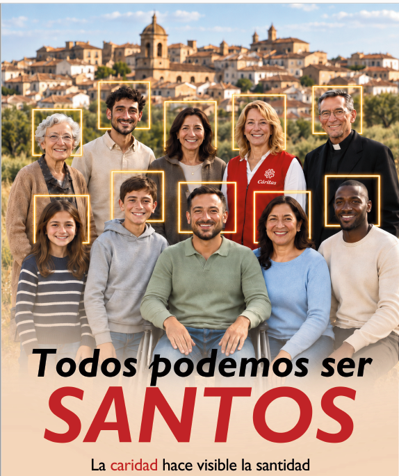 Cáritas Diocesana de Ciudad Real presenta la campaña “Todos podemos ser Santos” para impulsar la participación social y la corresponsabilidad